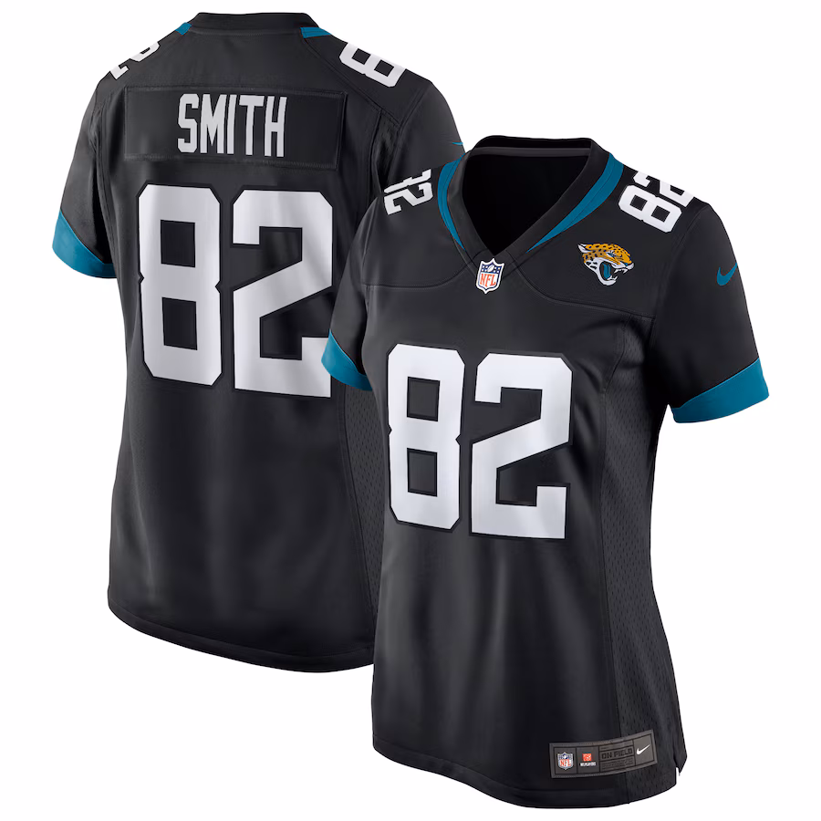 Women's Jacksonville Jaguars Jimmy Smith Nike Black Game Retired Player Jersey - Jersey