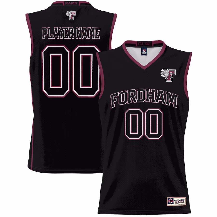 Fordham Rams GameDay Greats Youth NIL Pick-A-Player Lightweight Basketball Jersey - Black - Jersey