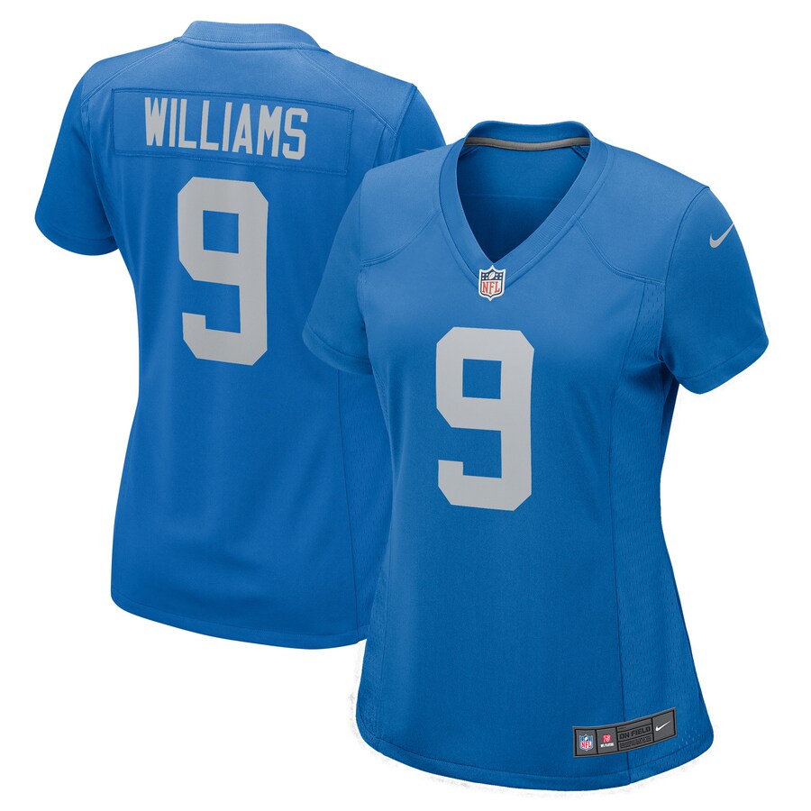Women's Detroit Lions Jameson Williams Nike Blue Player Game Jersey - Jersey