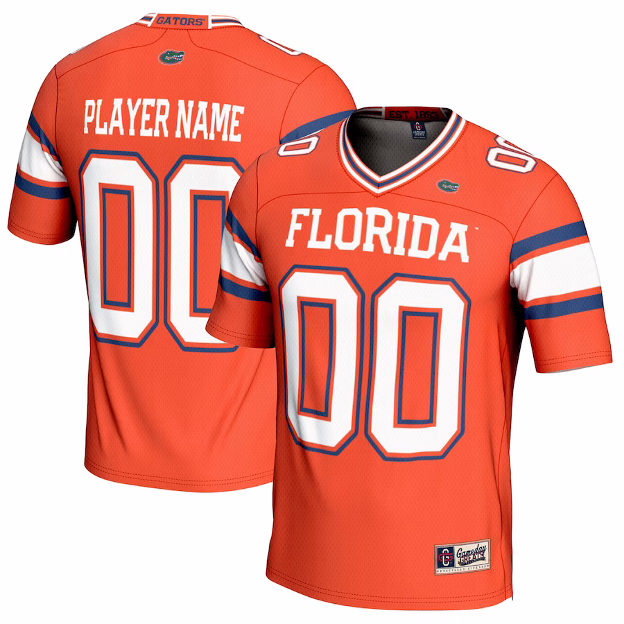 Florida Gators GameDay Greats NIL Pick-A-Player Football Jersey - Orange - Jersey