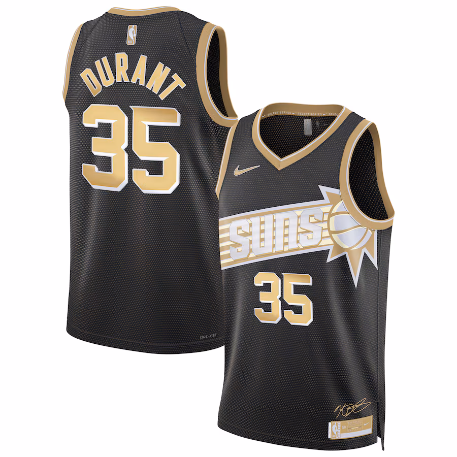 Unisex Phoenix Suns Kevin Durant Nike Black  Select Series Swingman Jersey - Jersey