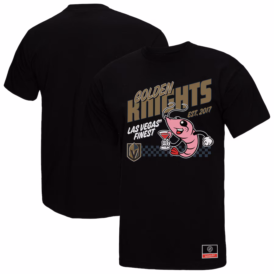 Men's Vegas Golden Knights Mitchell & Ness Black Local Food T-Shirt - Jersey