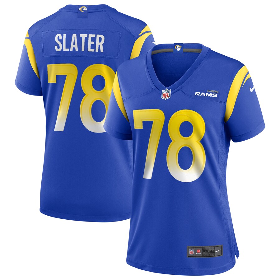 Women's Los Angeles Rams Jackie Slater Nike Royal Game Retired Player Jersey - Jersey