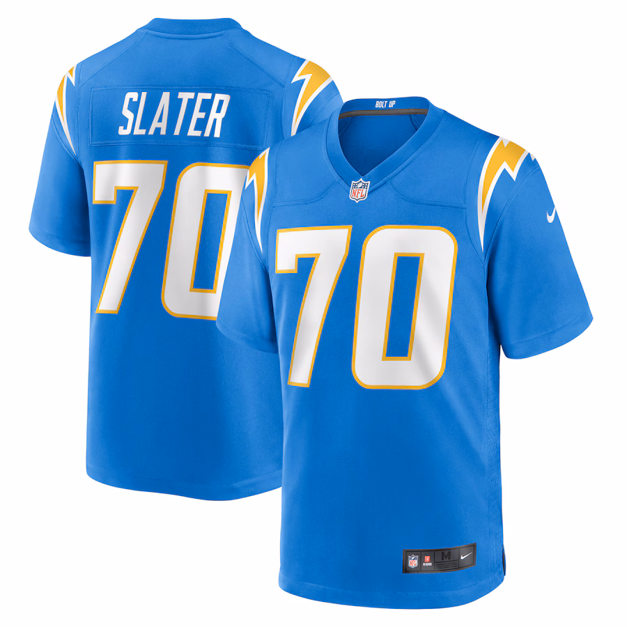 Men's Los Angeles Chargers Rashawn Slater Nike Powder Blue Game Jersey - Jersey