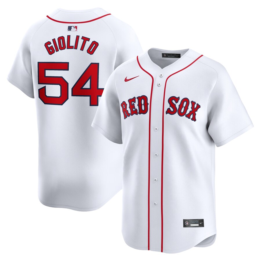 Men's Boston Red Sox Lucas Giolito Nike White Home Limited Player Jersey - Jersey