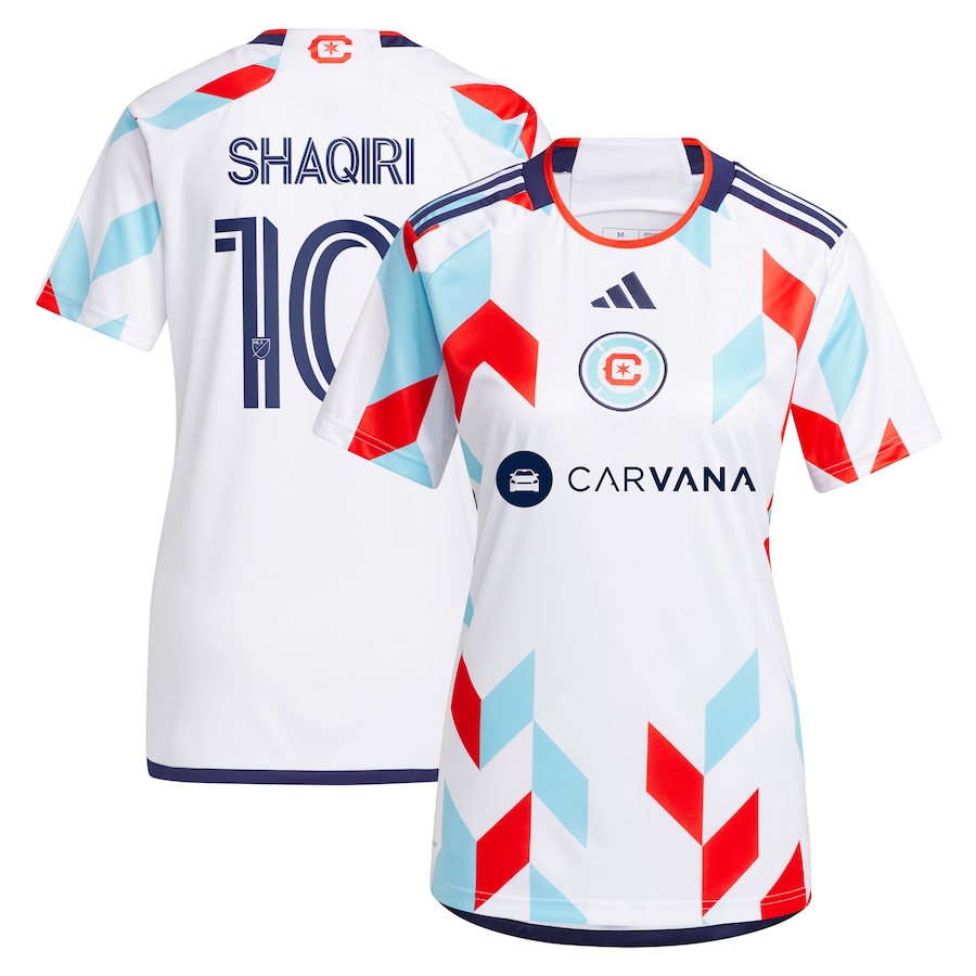 Women's Chicago Fire Xherdan Shaqiri adidas White 2024 A Kit For All Replica Player Jersey - Jersey