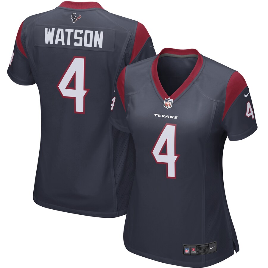 Deshaun Watson Houston Texans Nike Women's Player Game Jersey - Navy - Jersey