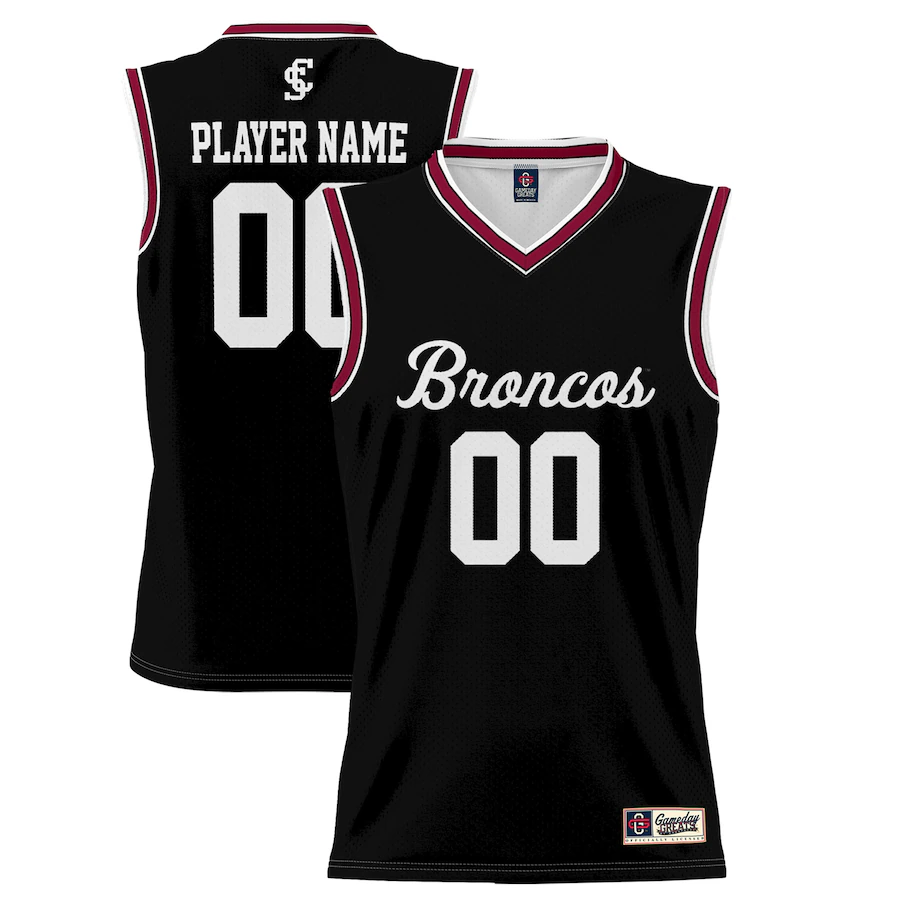 Santa Clara Broncos GameDay Greats Unisex NIL Pick-A-Player Lightweight Basketball Jersey - Black - Jersey