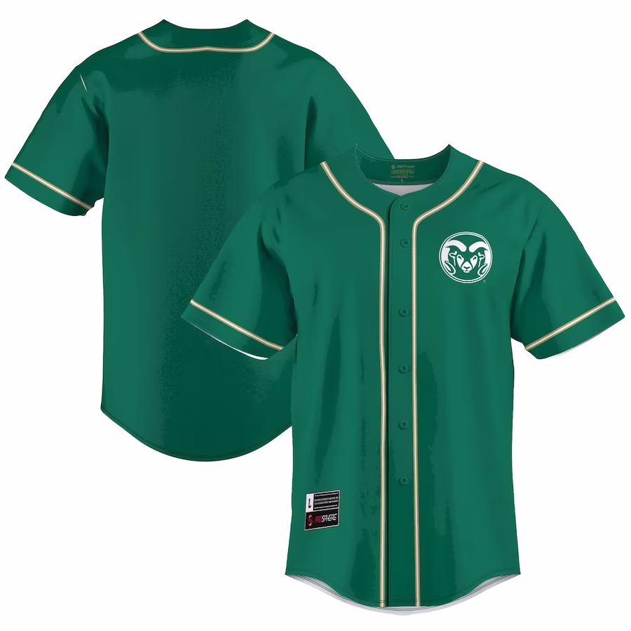 Colorado State Rams GameDay Greats  Lightweight Baseball Jersey - Green - Jersey
