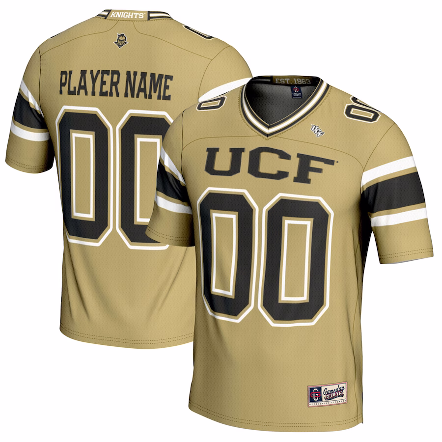 UCF Knights GameDay Greats NIL Pick-A-Player Football Jersey - Gold - Jersey