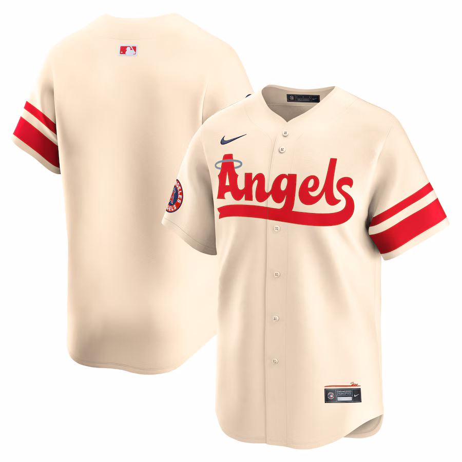 Men's Los Angeles Angels  Nike Cream City Connect Limited Jersey - Jersey
