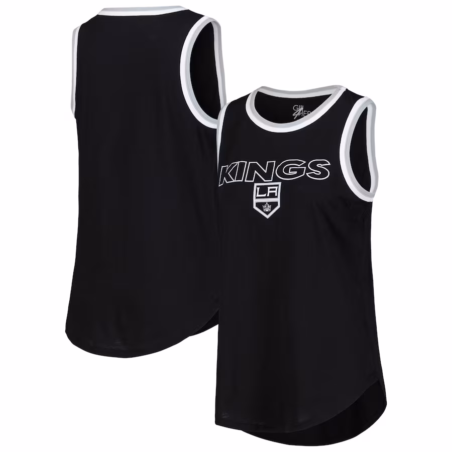 Women's Los Angeles Kings G-III 4Her by Carl Banks Black Strategy Tank Top - Jersey