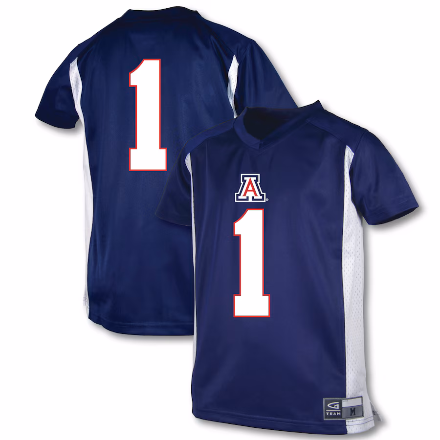 Youth Garb #1 Blue Arizona Wildcats Football Jersey - Jersey