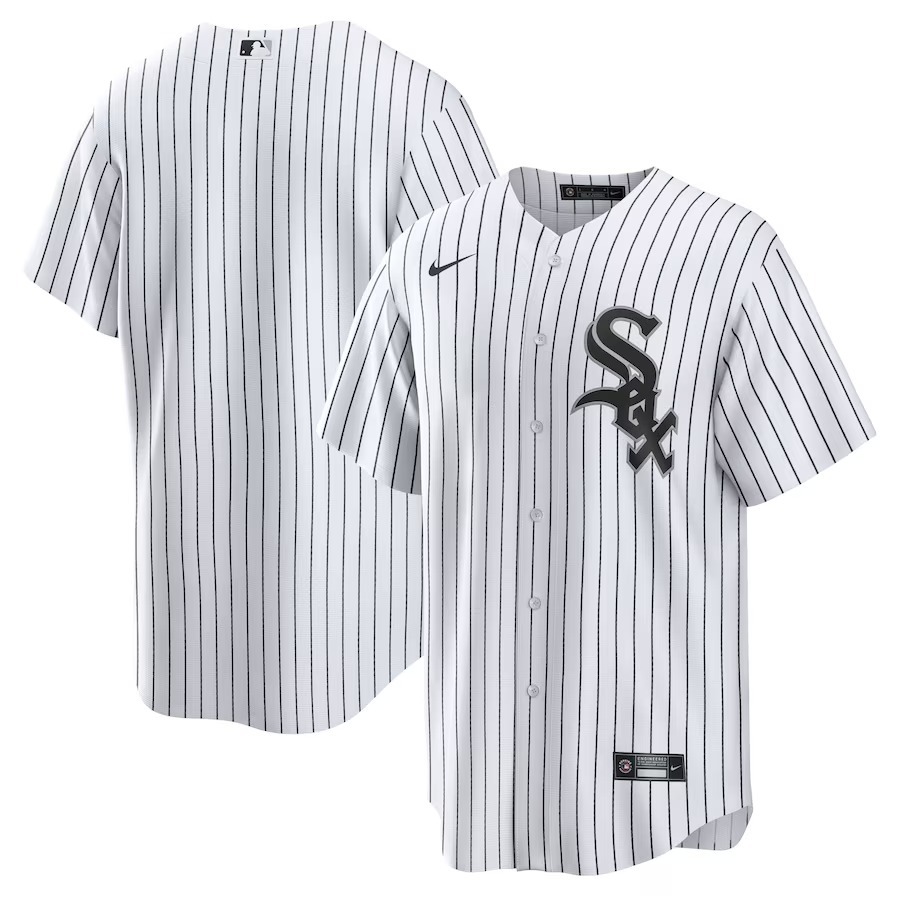 Men's Chicago White Sox Nike White Home Replica Team Jersey - Jersey