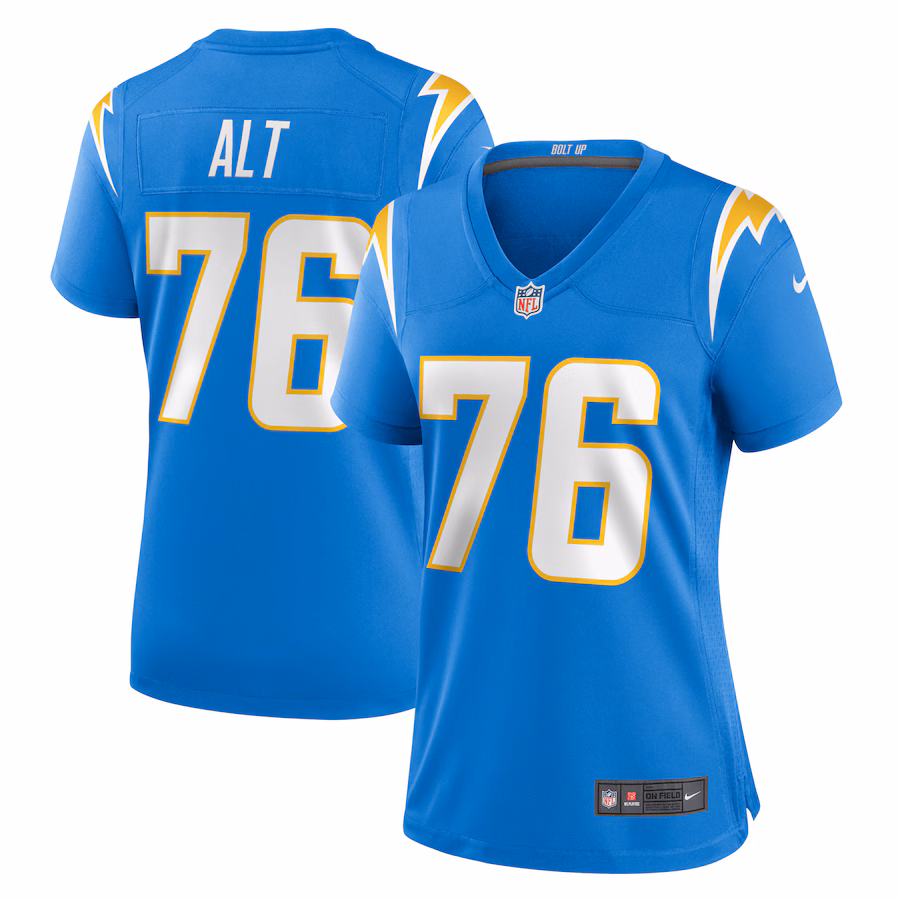 Women's Los Angeles Chargers Joe Alt Nike Powder Blue Game Jersey - Jersey