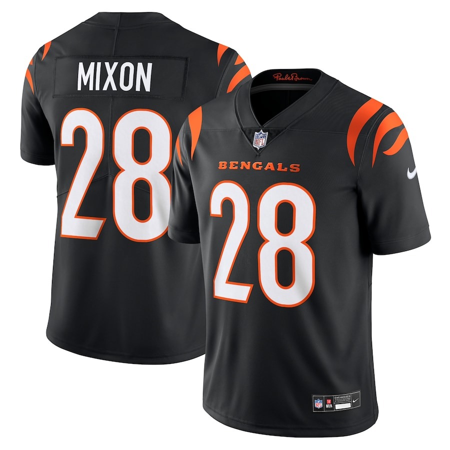 Men's Cincinnati Bengals Joe Mixon Nike Black  Vapor Untouchable Limited Jersey - Jersey
