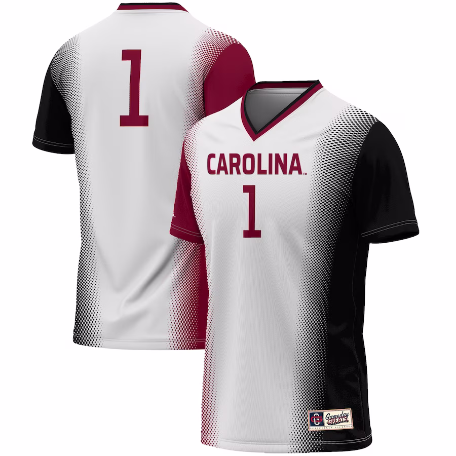 #1 South Carolina Gamecocks GameDay Greats Youth  Lightweight Women's Soccer Jersey - White - Jersey