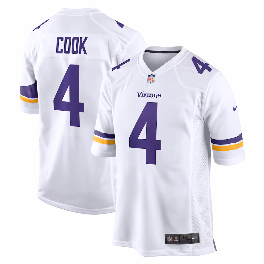 Men's Minnesota Vikings Dalvin Cook Nike White Game Jersey - Jersey