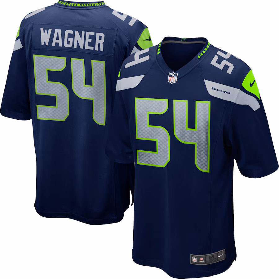 Youth Seattle Seahawks Bobby Wagner Nike Navy Game Jersey - Jersey