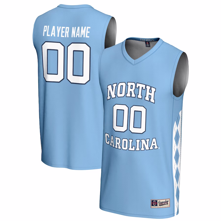 North Carolina Tar Heels GameDay Greats Youth NIL Pick-A-Player Lightweight Women's Basketball Jersey - Carolina Blue - Jersey