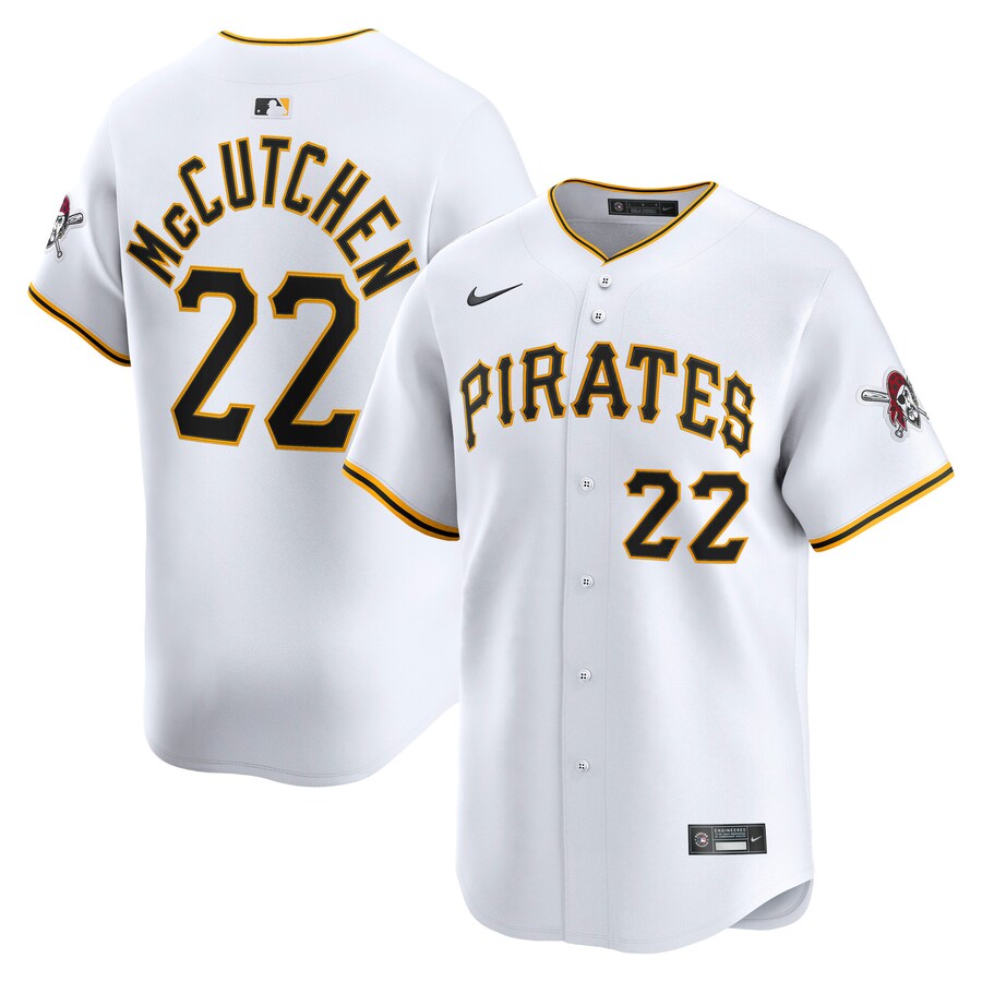 Men's Pittsburgh Pirates Andrew McCutchen Nike White Home Limited Player Jersey - Jersey