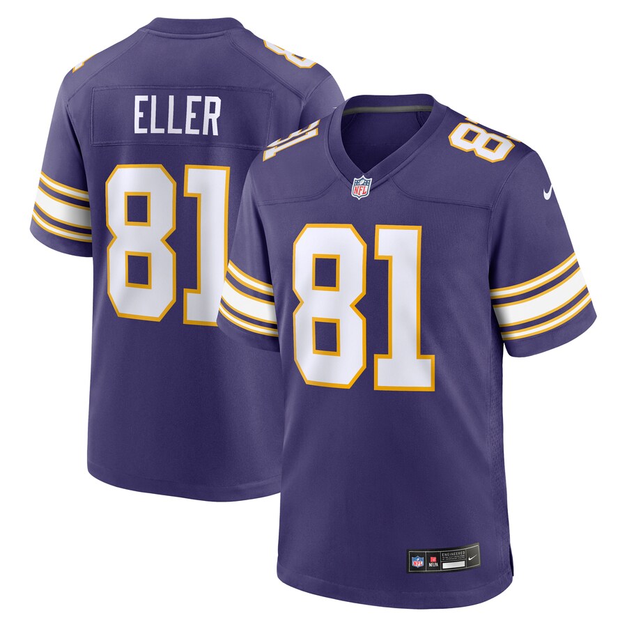 Men's Minnesota Vikings Carl Eller Nike Purple Classic Retired Player Jersey - Jersey