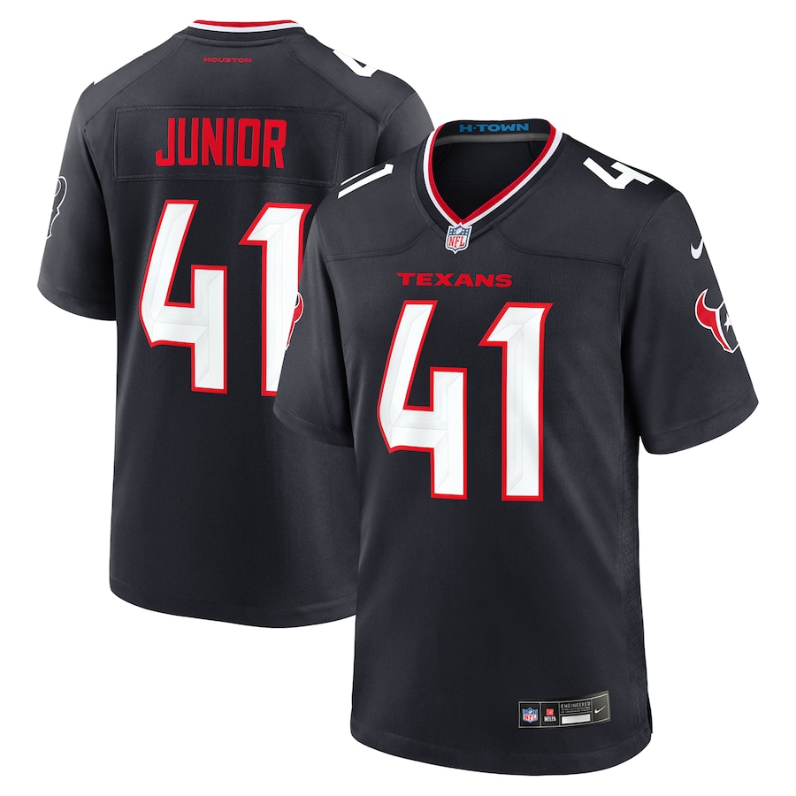 Men's Houston Texans Gregory Junior Nike Navy Team Game Jersey - Jersey