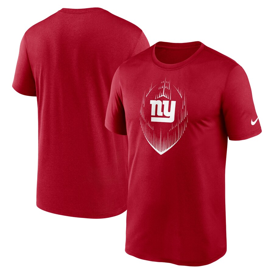 Men's New York Giants Nike Red Primetime Legend Icon Performance T-Shirt - Jersey