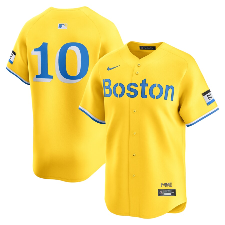 Men's Boston Red Sox Trevor Story Nike Gold City Connect Limited Player Jersey - Jersey