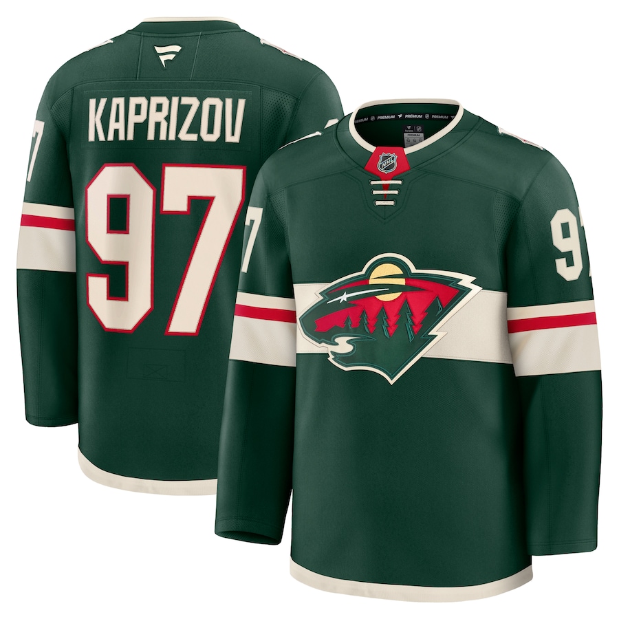 Men's Minnesota Wild Kirill Kaprizov Fanatics Green Home Premium Jersey - Jersey