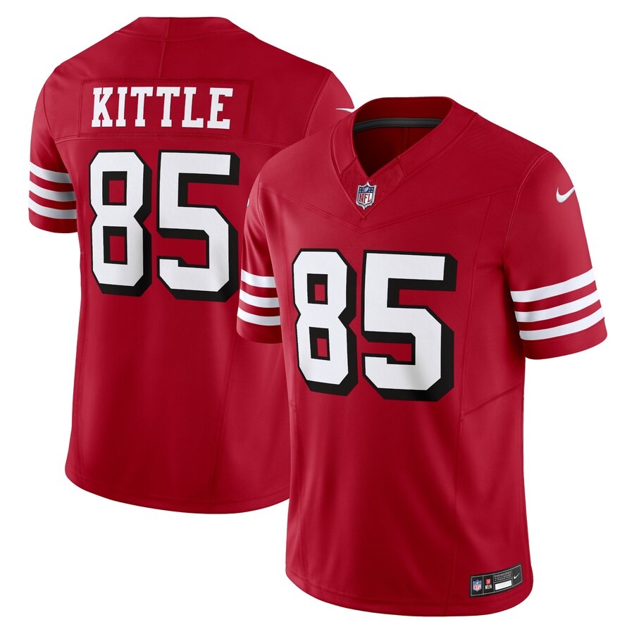 Men's San Francisco 49ers George Kittle Nike Scarlet Vapor F.U.S.E. Limited Jersey - Jersey
