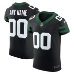 Men's New York Jets Nike Legacy Black Alternate Vapor F.U.S.E. Elite Custom Jersey - Jersey