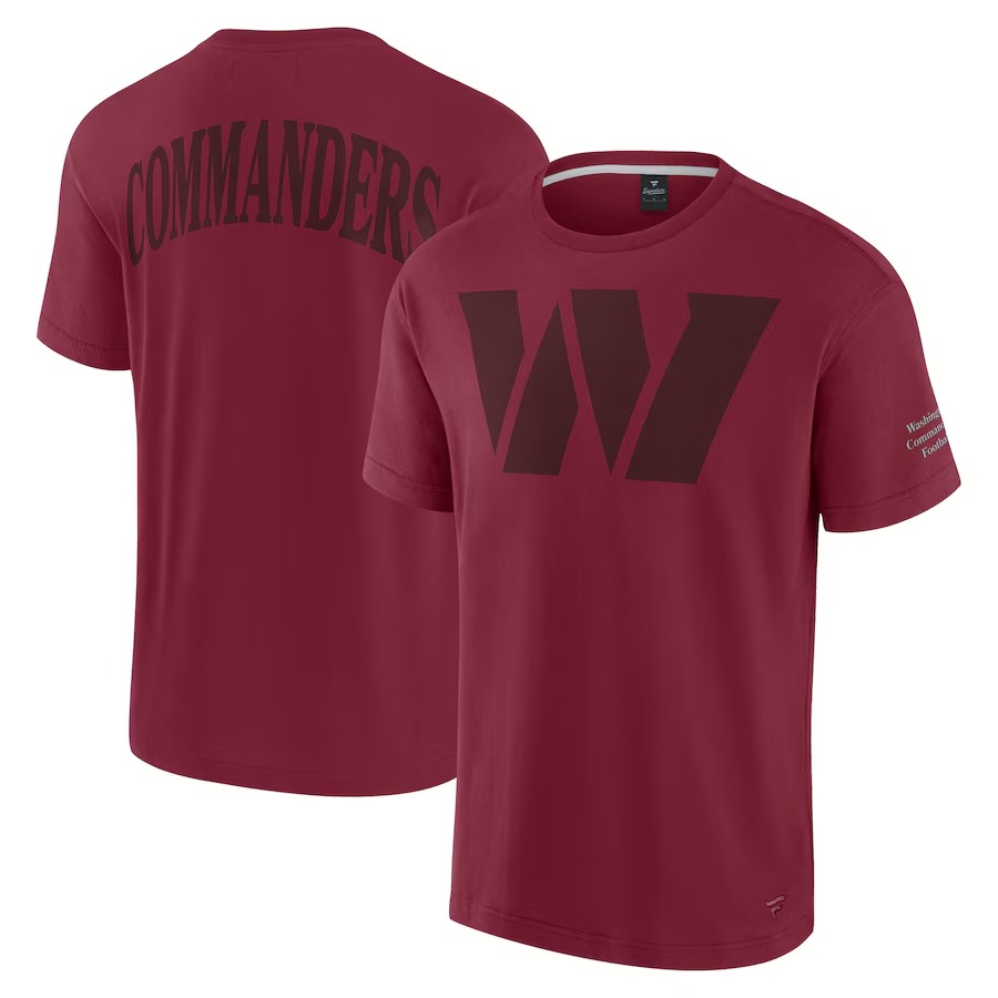 Unisex Washington Commanders  Fanatics Burgundy Elements Iconic T-Shirt - Jersey