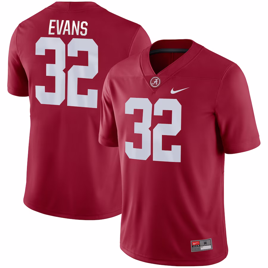 Rashaan Evans Alabama Crimson Tide Nike Game Jersey - Crimson - Jersey