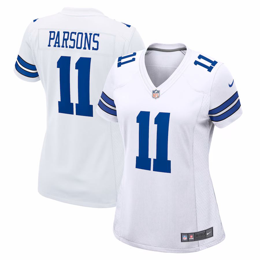 Women's Dallas Cowboys Micah Parsons Nike White Game Jersey - Jersey