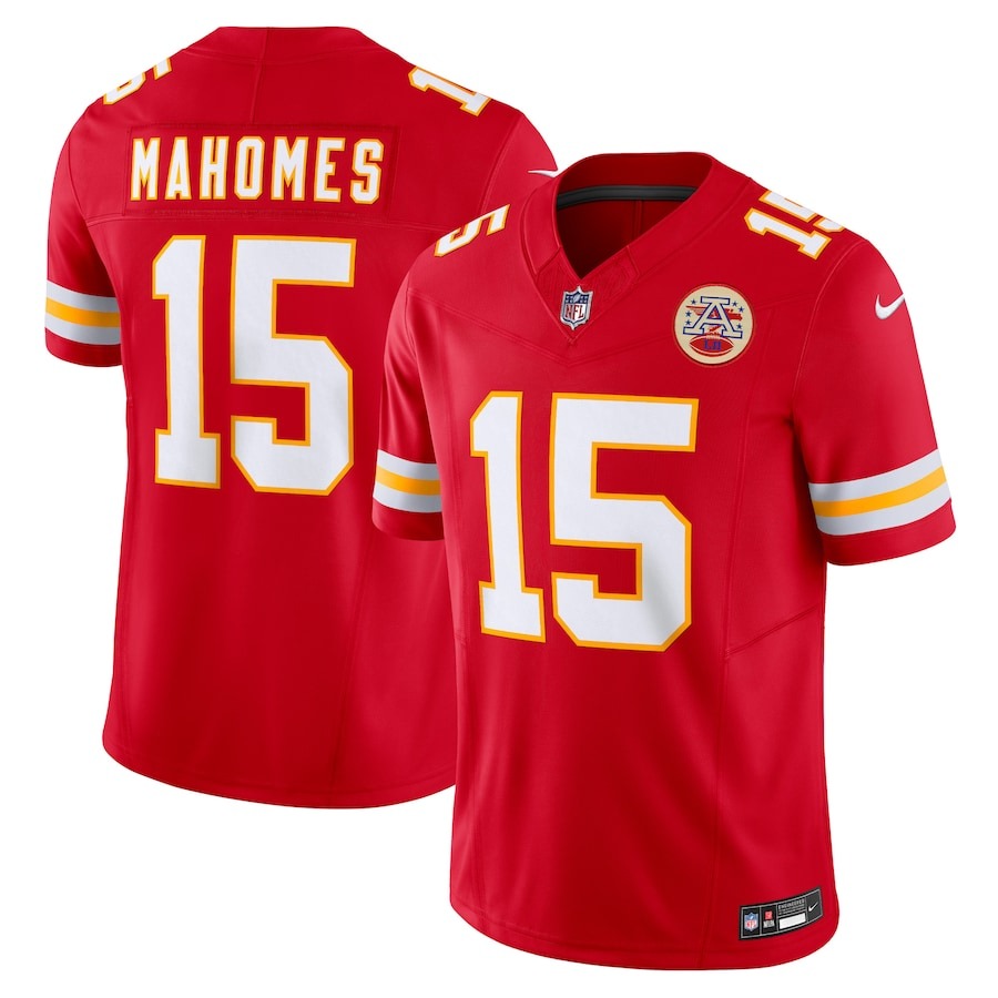 Men's Kansas City Chiefs Patrick Mahomes Nike Red Vapor F.U.S.E. Limited Jersey - Jersey