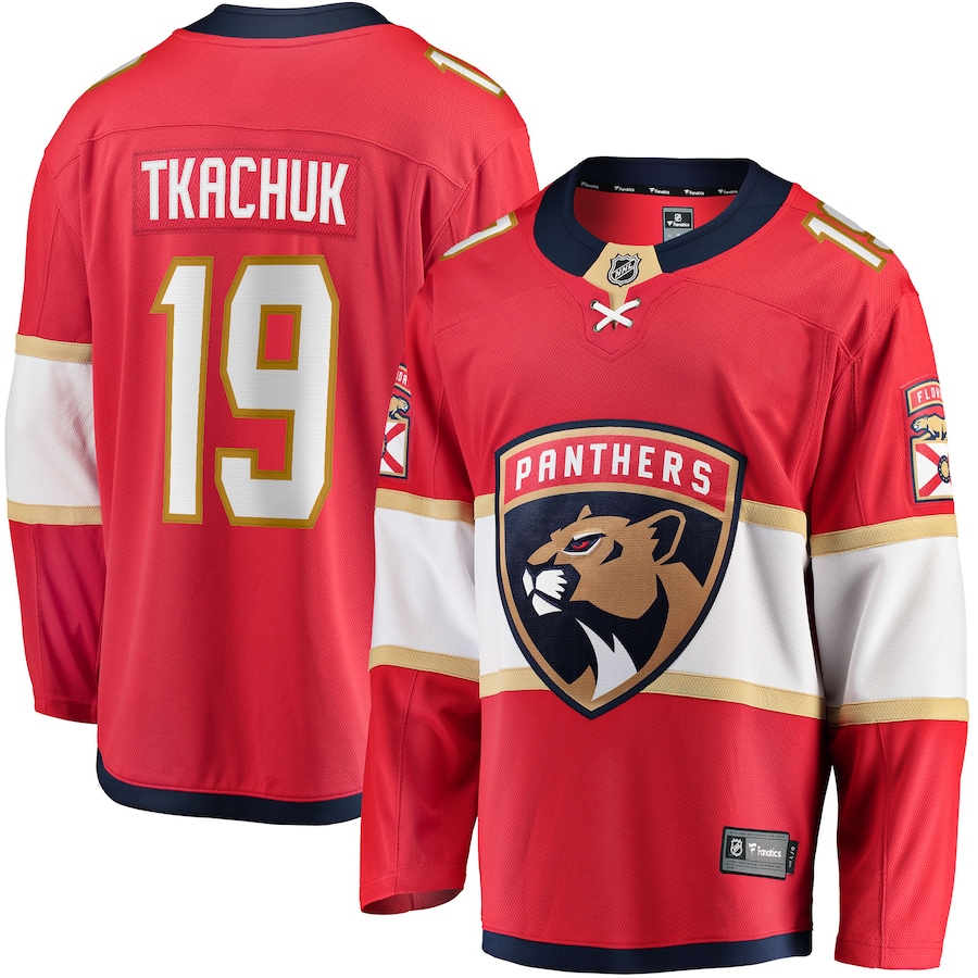 Men's Florida Panthers Matthew Tkachuk Fanatics Red Home Breakaway Player Jersey - Jersey