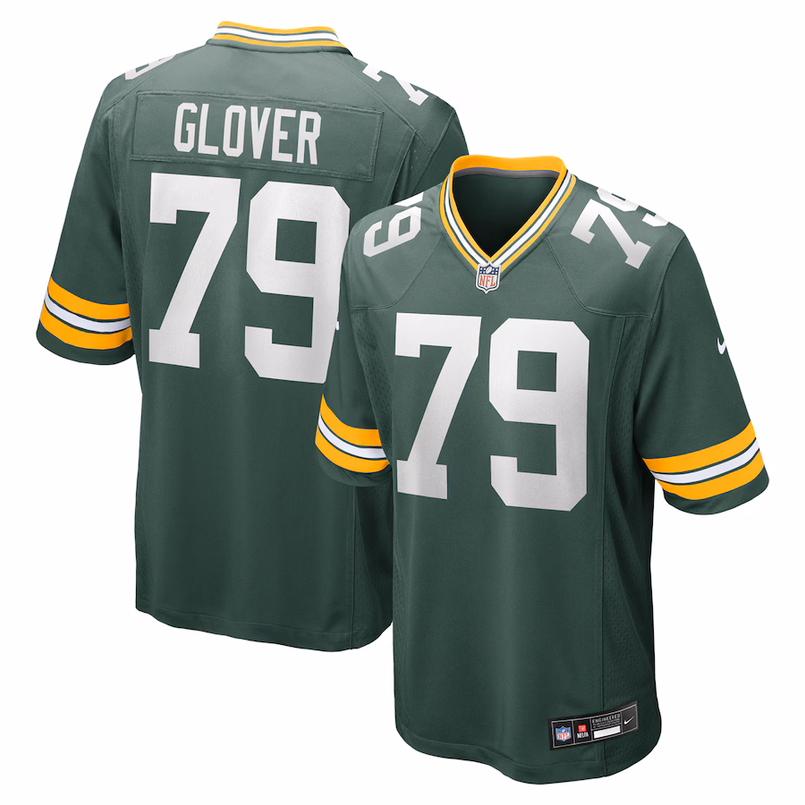 Men's Green Bay Packers Travis Glover Nike Green Game Jersey - Jersey