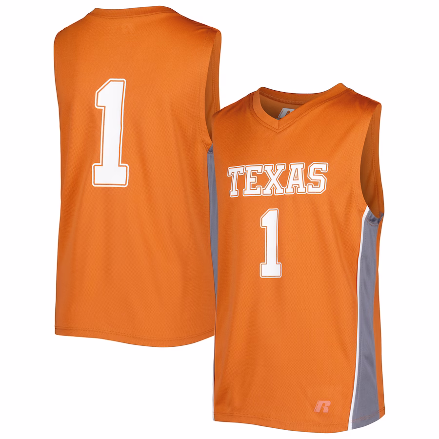 Youth Texas Orange Texas Longhorns Fashion BB Sleeveless Jersey - Jersey
