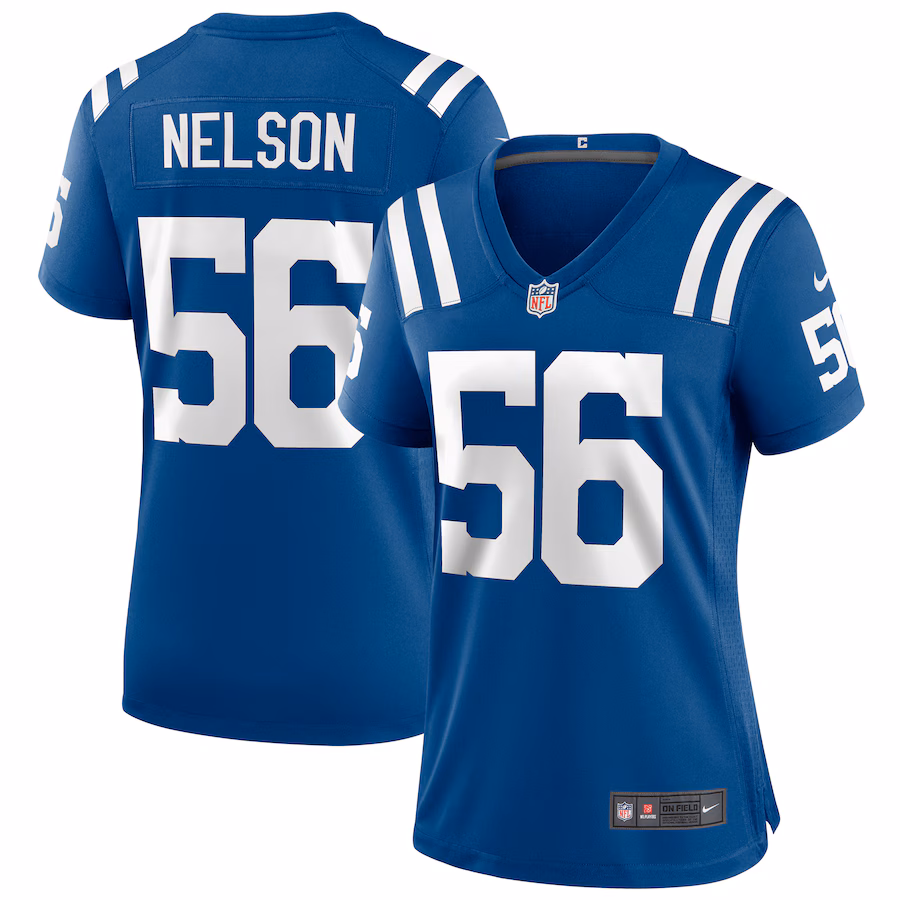 Women's Indianapolis Colts Quenton Nelson Nike Royal Player Game Jersey - Jersey