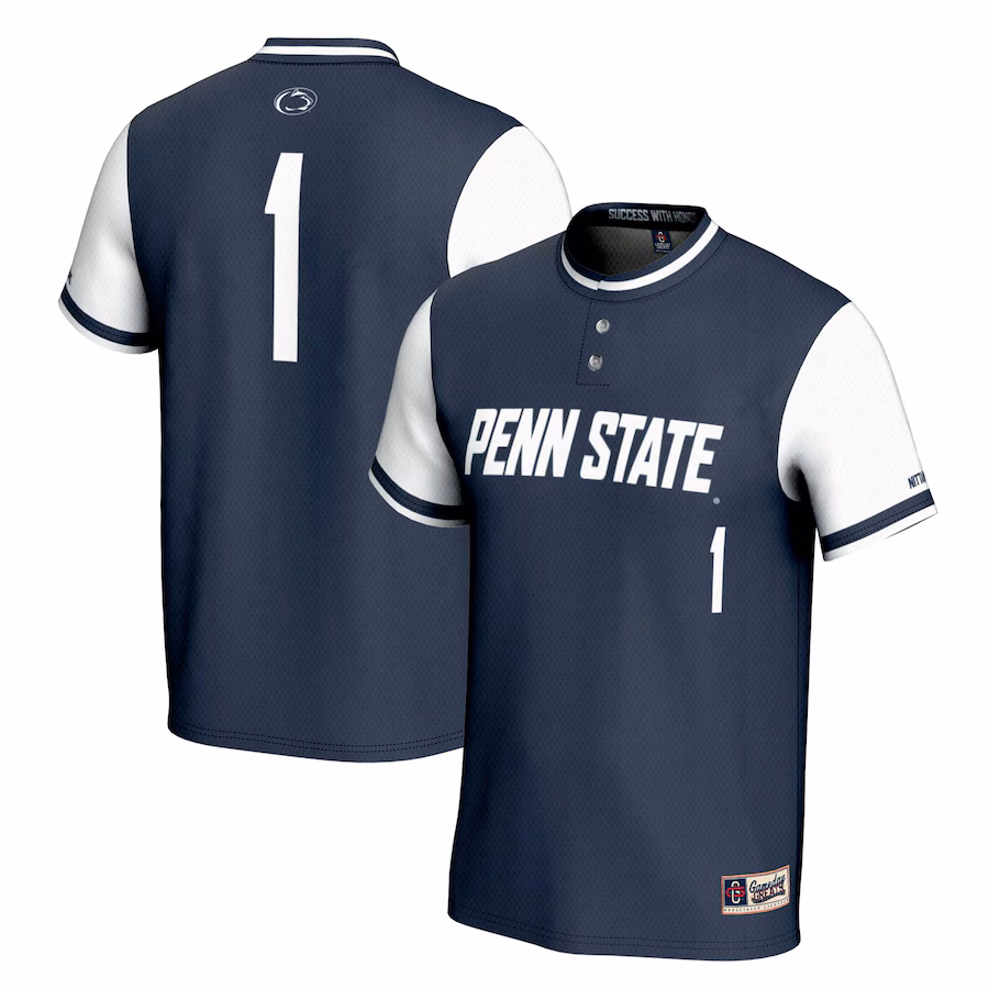 #1 Penn State Nittany Lions GameDay Greats Youth Lightweight Softball Jersey - Navy - Jersey