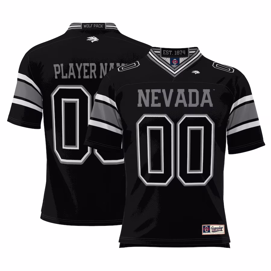 Nevada Wolf Pack GameDay Greats Youth NIL Pick-A-Player Football Jersey - Black - Jersey
