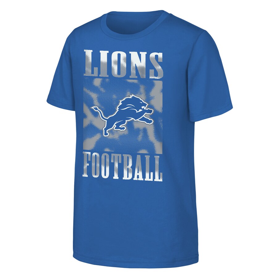 Youth Detroit Lions  Blue Garage Hero T-Shirt - Jersey