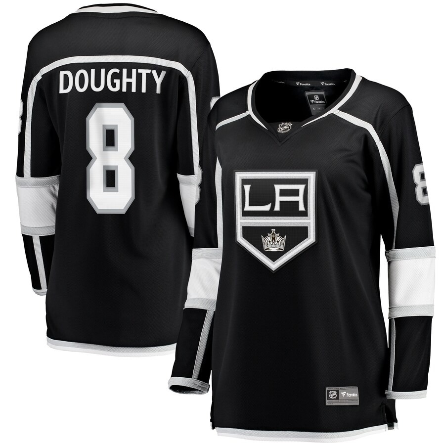 Women's Los Angeles Kings Drew Doughty Fanatics Branded Black Home Breakaway Player Jersey - Jersey