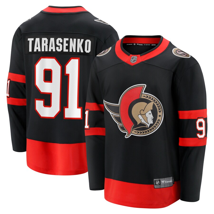 Men's Ottawa Senators Vladimir Tarasenko Fanatics Branded Black Home Breakaway Jersey - Jersey