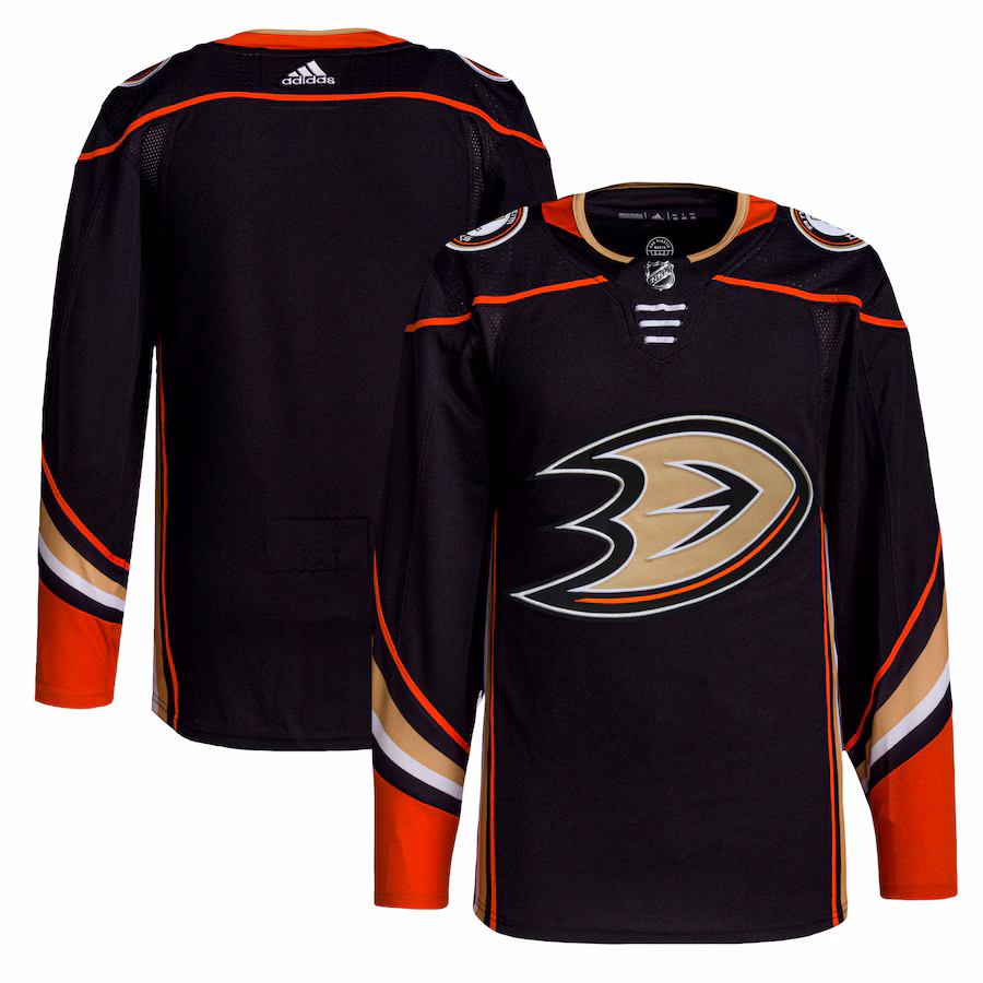 Men's Anaheim Ducks adidas Black Home Authentic Jersey - Jersey