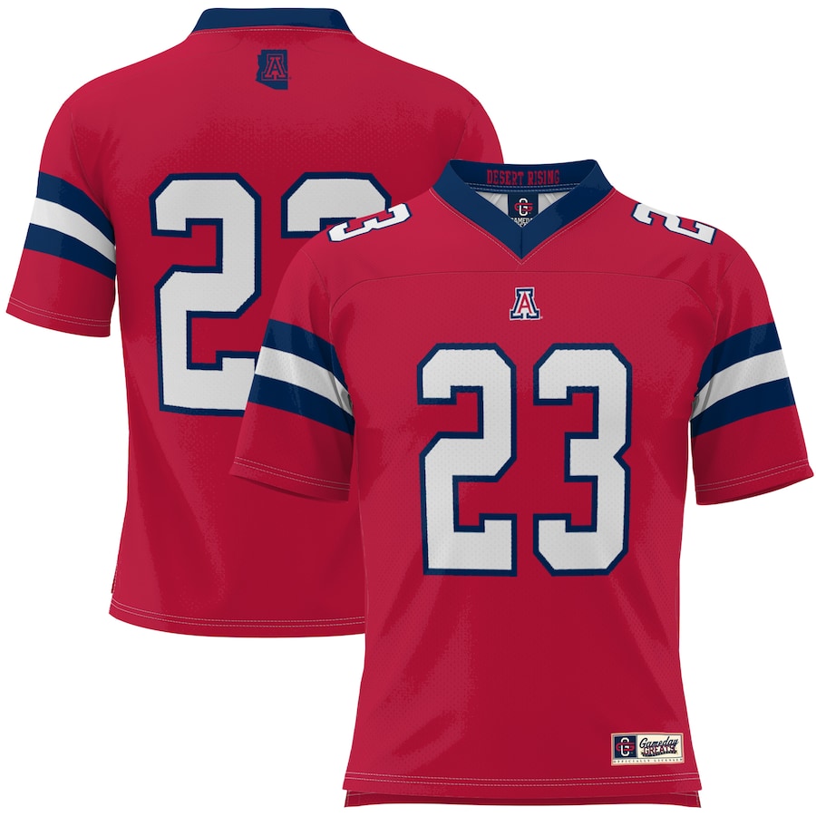 Men's GameDay Greats #23 Red Arizona Wildcats Desert Rising Football Jersey - Jersey