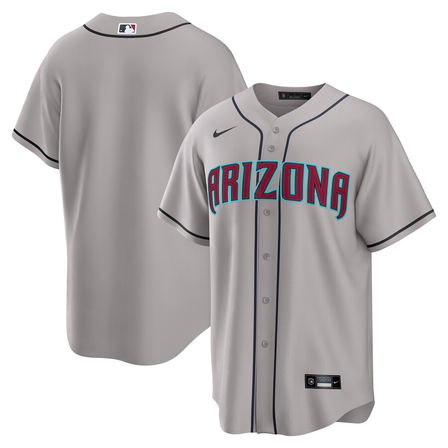 Men's Arizona Diamondbacks Nike Gray Road Replica Jersey - Jersey