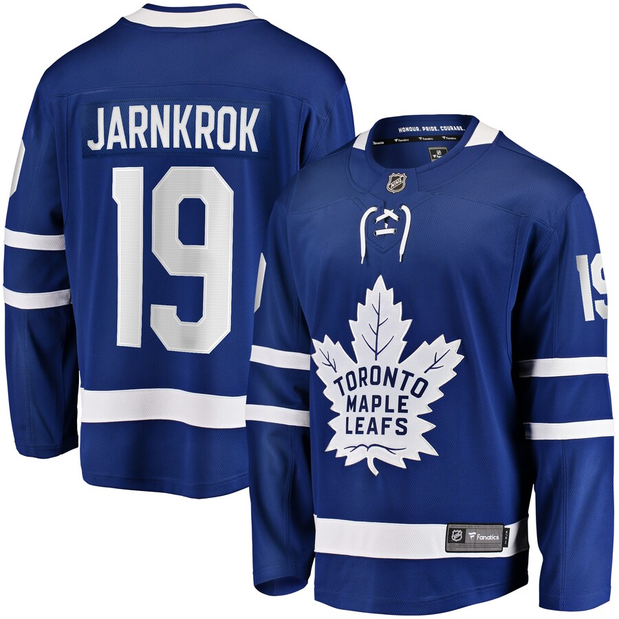 Men's Toronto Maple Leafs Calle Jarnkrok Fanatics Branded Blue Home Breakaway Player Jersey - Jersey