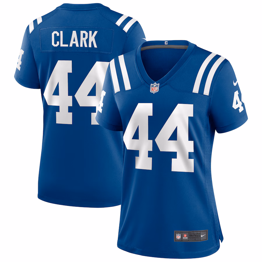 Women's Indianapolis Colts Dallas Clark Nike Royal Game Retired Player Jersey - Jersey